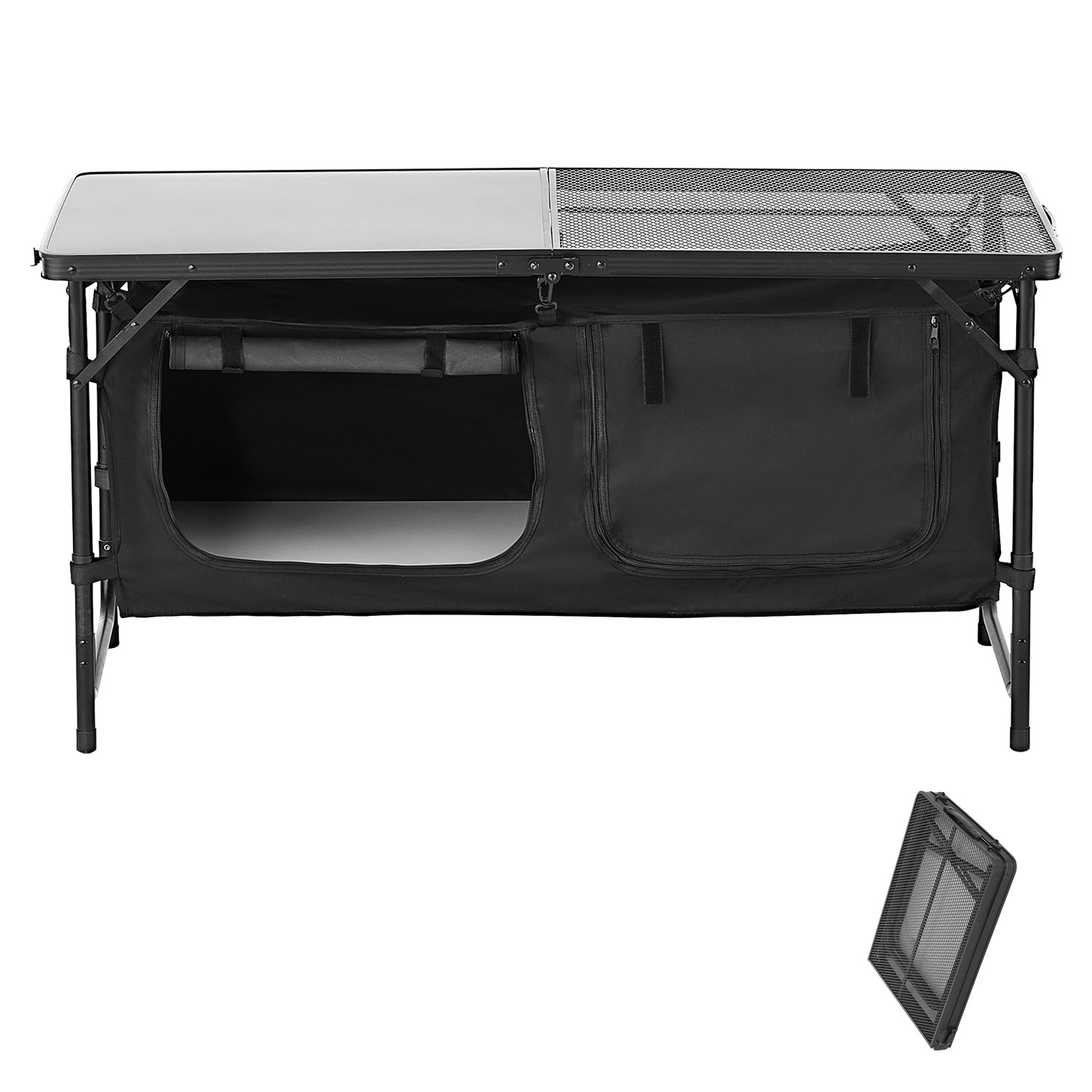 Camping Cooking Table Foldable - Кемпинговый кухонный стол SucceBuy, легкий алюминиевый