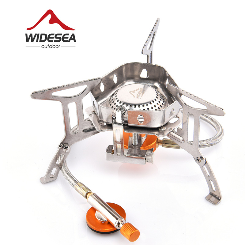 Camping Cooking Gas Canister - Портативная ветрозащитная газовая плита раздельного типа,