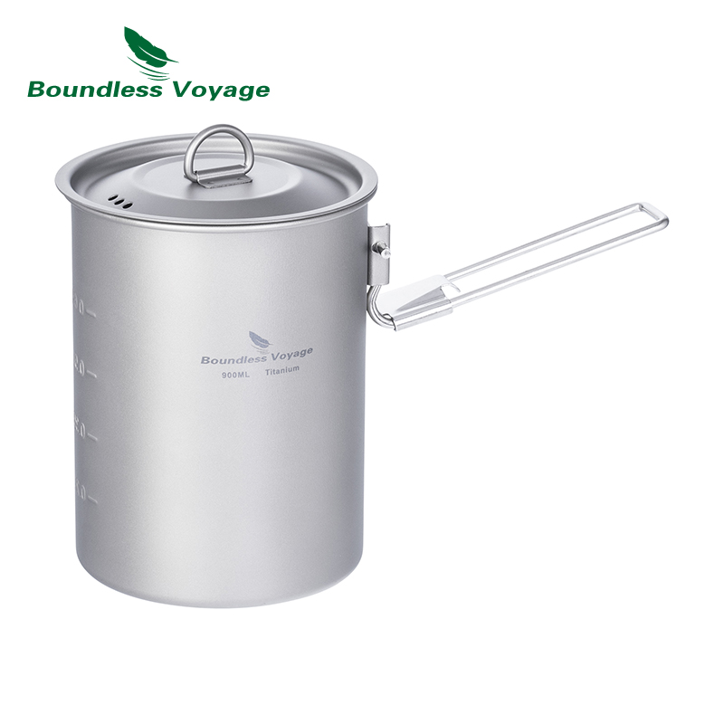 Camping Cooking System - Титановая чашка Boundless Voyage, 900 мл,