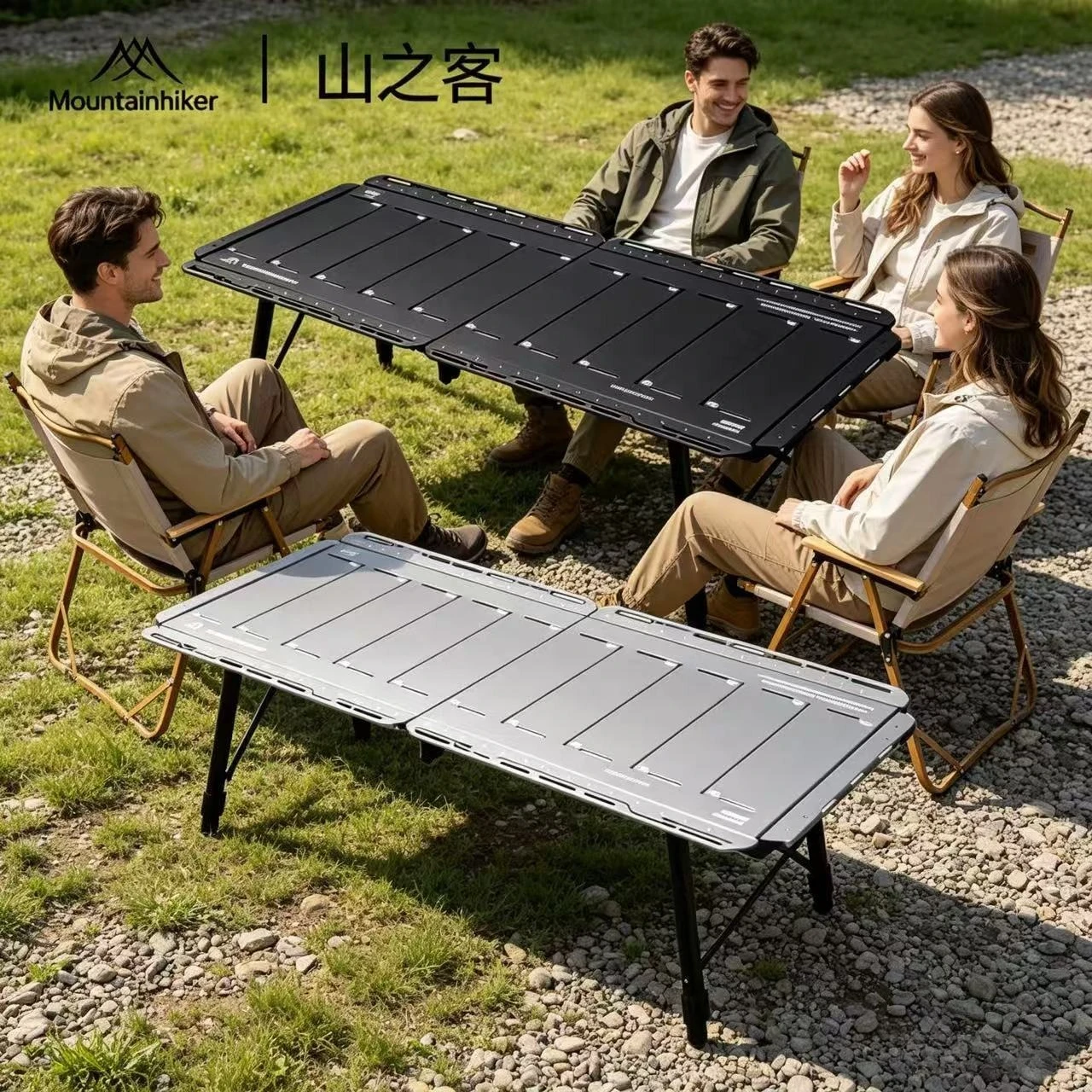 Camping Cooking Table Foldable - Новый стол IGT Mountainhiker, 5 секций,