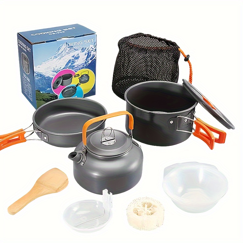 Camping Cooking Equipment Bag - Ультралегкий, прочный, портативный набор походной посуды