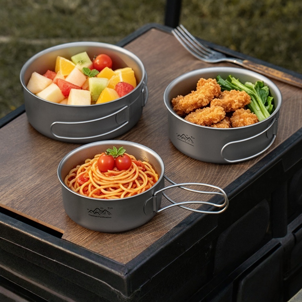 Ультралегкая титановая складна – обзор и цена Camping Cooking Noodles