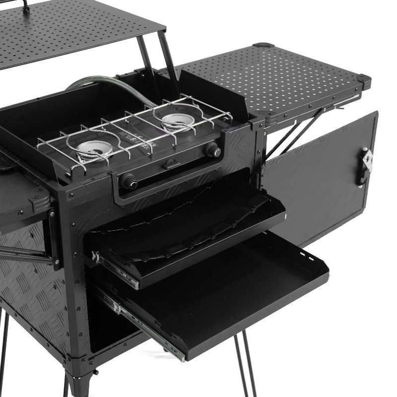 Популярная складная кухонная с – обзор и цена Camping Cooking Table Foldable