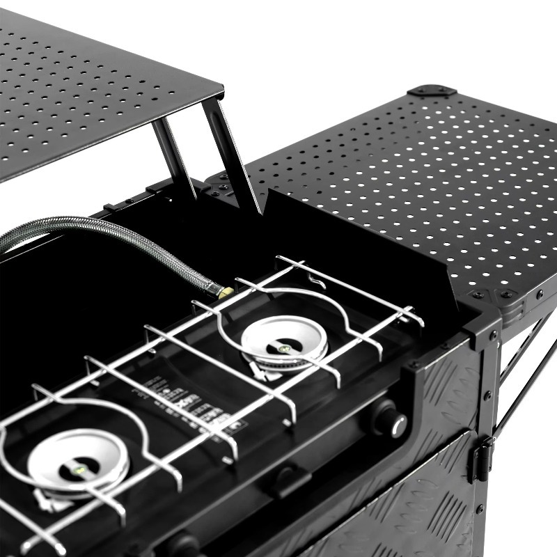 Популярная складная кухонная с – обзор и цена Camping Cooking Table Foldable