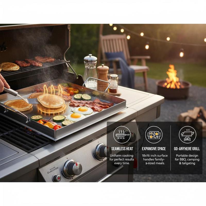 Универсальная плоская сковород – обзор и цена Camping Cooking Appliances