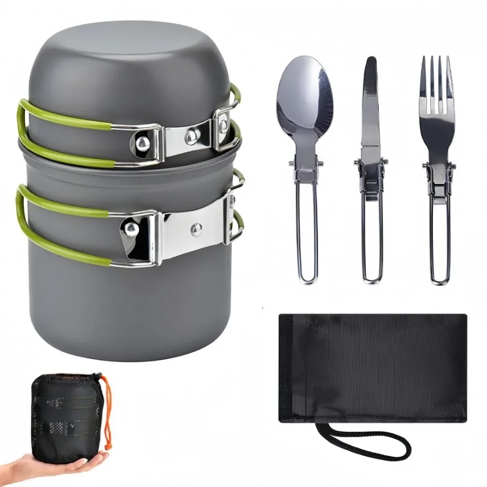 Портативная посуда для кемпинг – обзор и цена Camping Cooking Equipment Bag