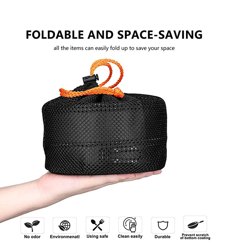 Набор алюминиевой посуды для к – обзор и цена Camping Cooking Equipment Bag