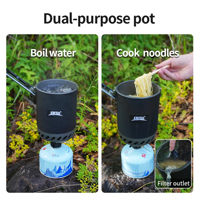 Набор походной посуды BRS-T62: – обзор и цена Camping Cooking System
