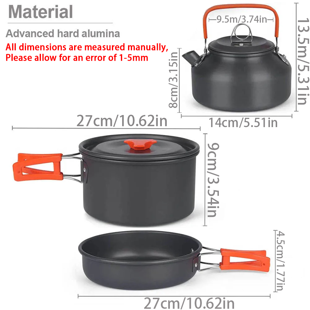 1 шт./1 компл., набор посуды д – обзор и цена Camping Cooking Equipment Bag