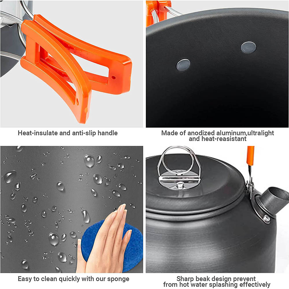 1 шт./1 компл., набор посуды д – обзор и цена Camping Cooking Equipment Bag