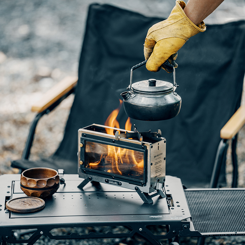 Портативная дровяная печь Goou – обзор и цена Camping Cooking Fire