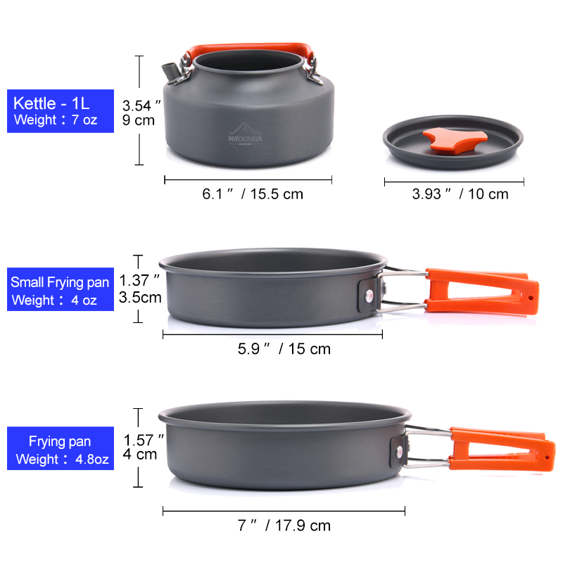 Набор посуды Widesea для кемпи – обзор и цена Camping Cooking Set Jetboil