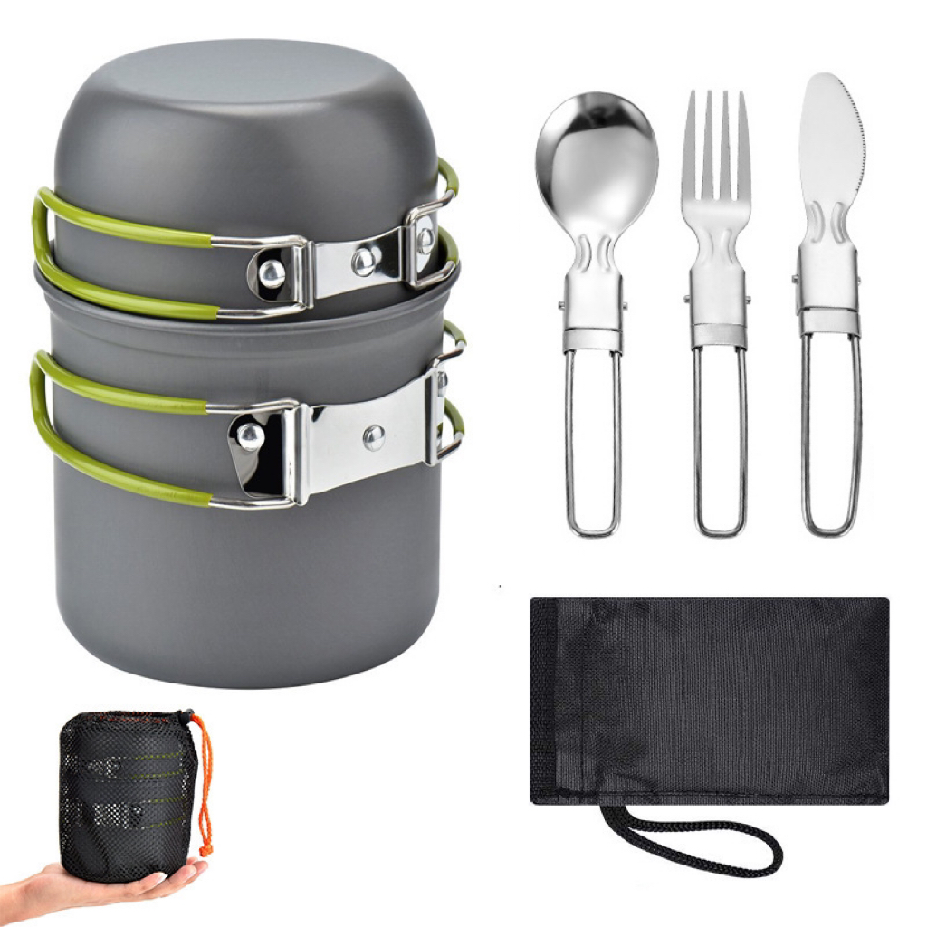 Набор посуды для путешествий н – обзор и цена Camping Cooking Equipment Bag