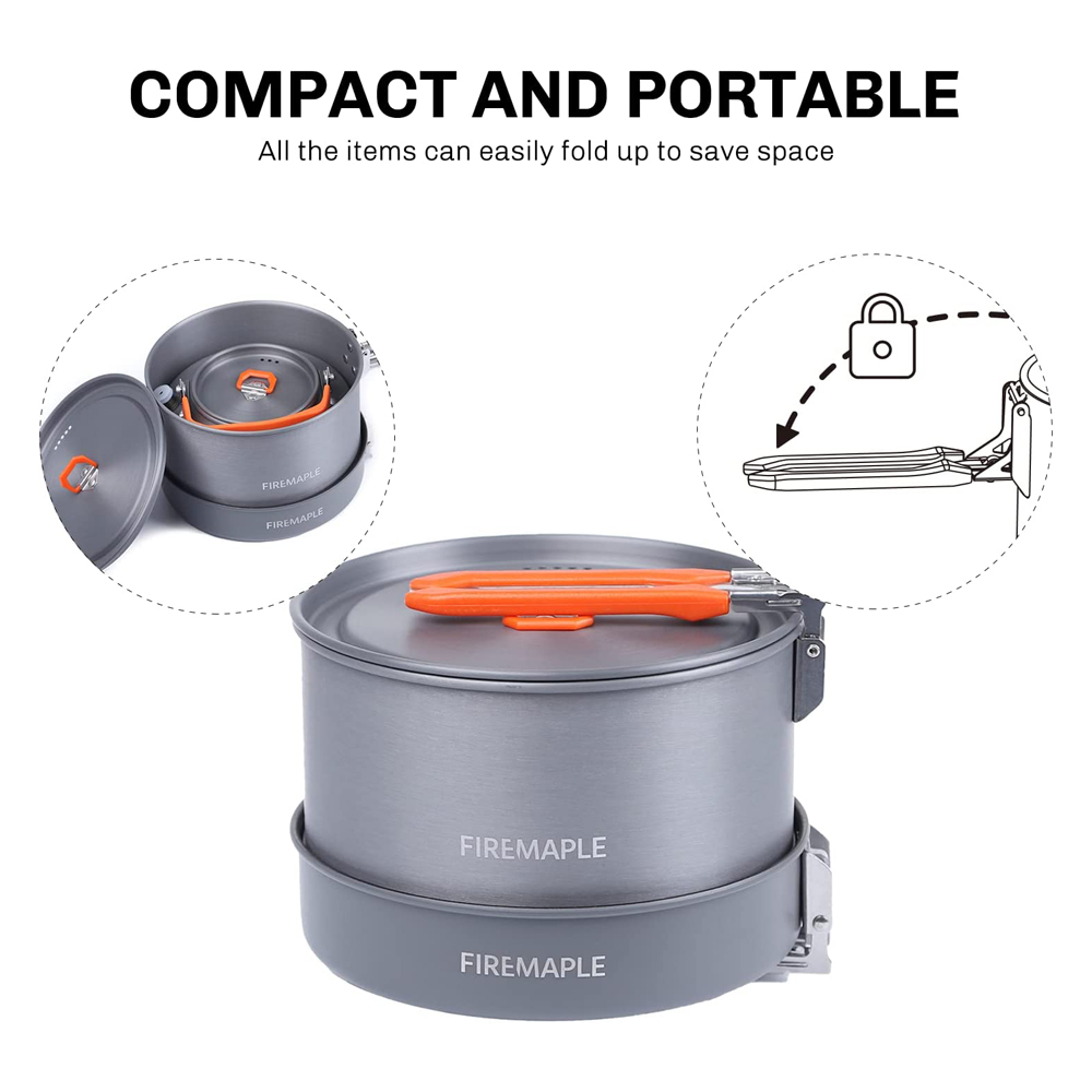 Fire Maple Кемпинг посуда Пеши – обзор и цена Camping Cooking Set Jetboil