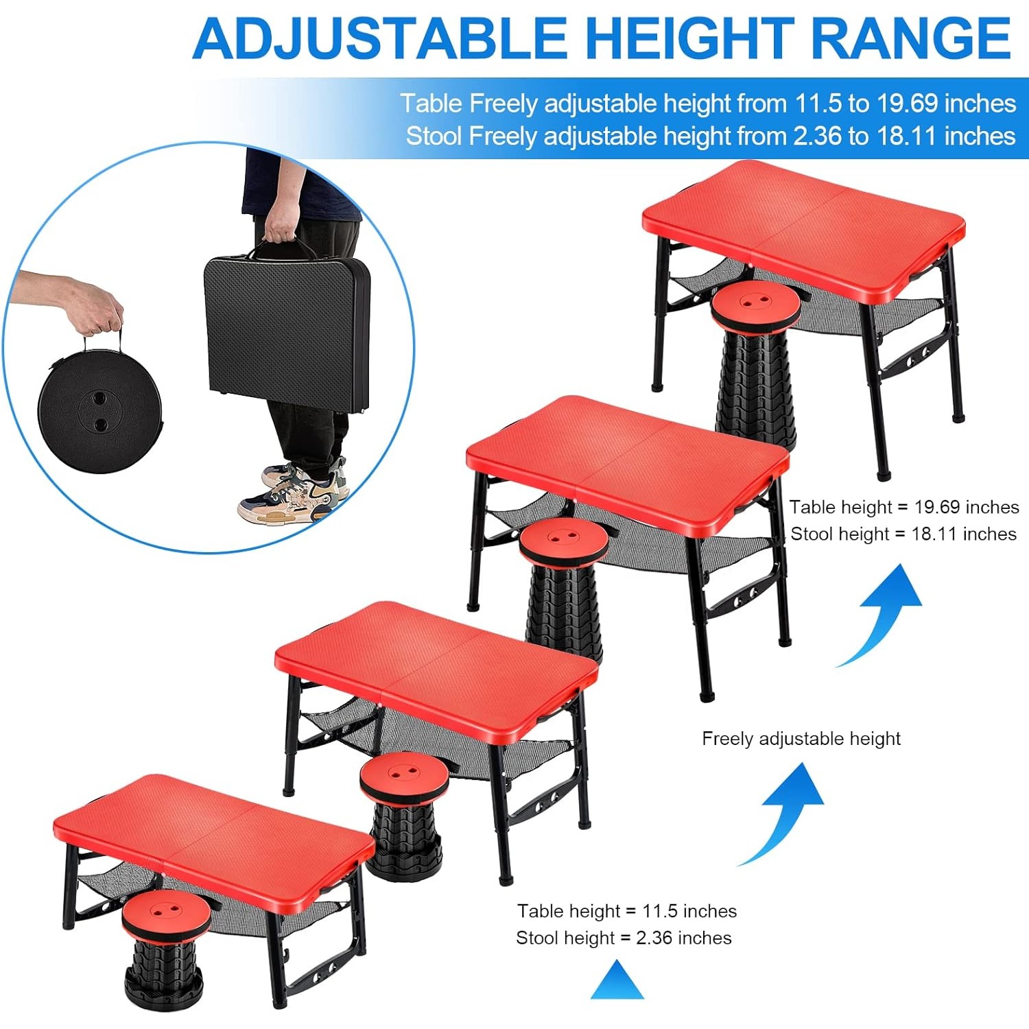 Выдвижной складной стол и набо – обзор и цена Camping Cooking Table Foldable